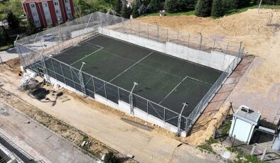 Ayazma Mahallesi futbol alanında sona gelindi