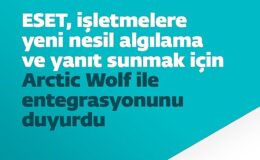 ESET, işletmelere yeni kuşak algılama ve karşılık sunmak için Arctic Wolf ile entegrasyonunu duyurdu