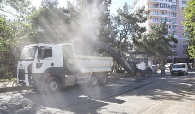 Lider Eşki, haftaya asfalt çalışmasıyla başladı