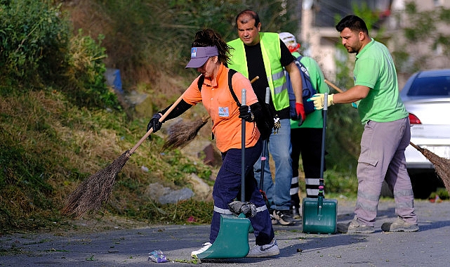 Narlıdere Belediyesi’nin ‘Tertemiz Narlıdere’ amacıyla başlattığı seferberlik sürüyor