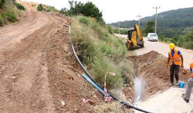 ASAT Kumluca’nın kırsal mahallelerinde içme suyu sınırlarını yeniliyor