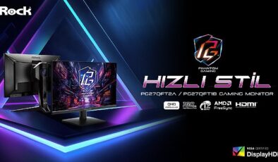 ASRock Yeni 180Hz Yenileme Suratına Sahip Monitörlerini Duyurdu!