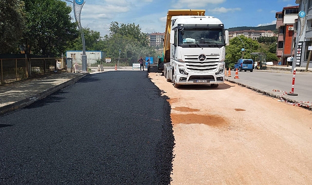 Derince Ertuğrul Gazi Bulvarına üstyapı