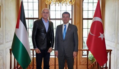 Ekrem İmamoğlu, Ramallah Belediye Başkanı Issa Raja Kassis’i konuk etti
