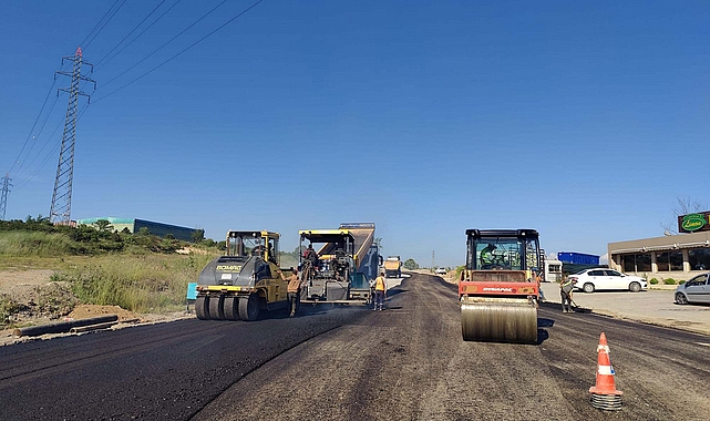 Gebze Pelitli Yolu Caddesine asfalt