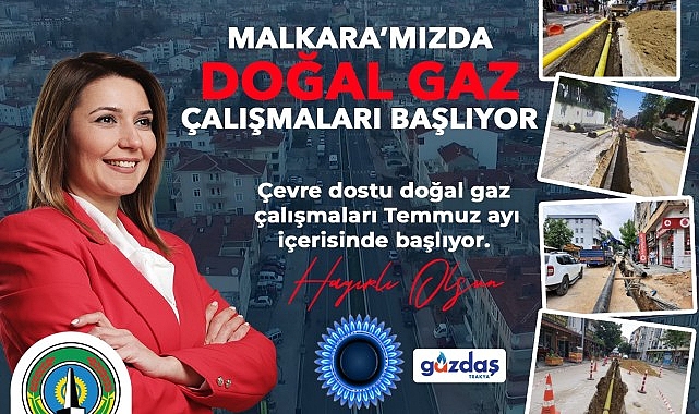 Malkara Belediye Başkanı Nergiz Karaağaçlı Öztürk : Doğal Gazda Yeni Etap Çalışmasına Başlama Tarihi Belirli Oldu