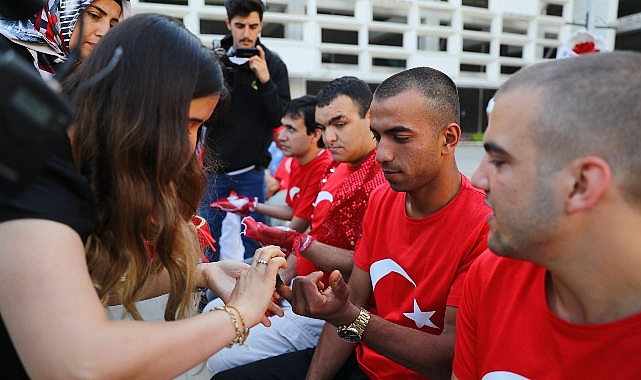 Özel Bireyler bir günlüğüne asker oldu