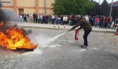 Büyükşehir İtfaiyesi’nden gençlere eğitim