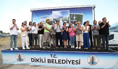 Dikili’de Düğün Salonu Temeli Atıldı