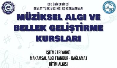 EÜ’den “Müziksel Algı ve Bellek Geliştirme Kursları”