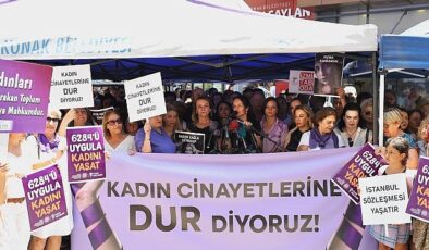 Konak’ta bayanlar şiddete ve bayan cinayetlerine ‘hayır’ dedi