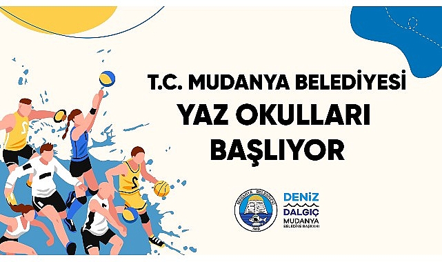 Mudanya Belediyesi’nin çocukları makûs alışkanlıklardan uzaklaştırarak sporla tanıştırmak, sporu sevdirmek ve kendilerini geliştirmek maksadıyla sürdürdüğü “Yaz Okulları” için müracaatlar başladı.