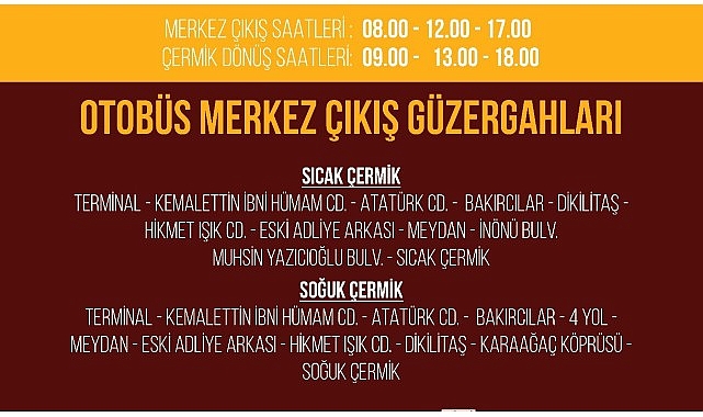 Sivas Çermikler İçin Otobüs Seferleri Başladı