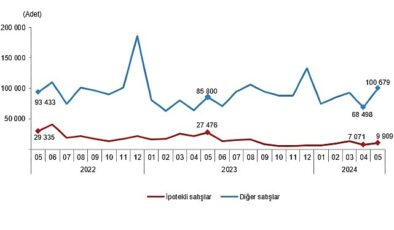 Tüik: Türkiye genelinde Mayıs ayında 110 bin 588 konut satıldı