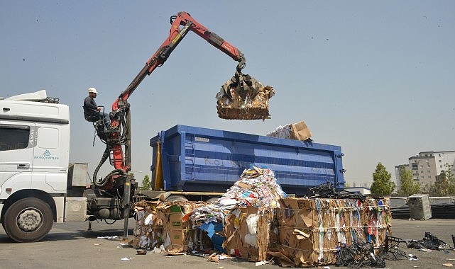 Yenişehir Belediyesi 352 ton ambalaj ve dokumacılık atığını geri dönüşüme kazandırdı